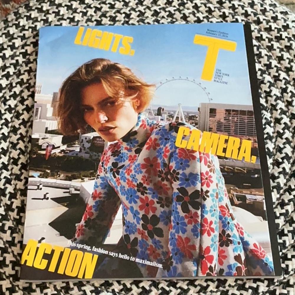 T The New York Times Style Magazine Women’s Fashion LightsCameraAction 2/22/26